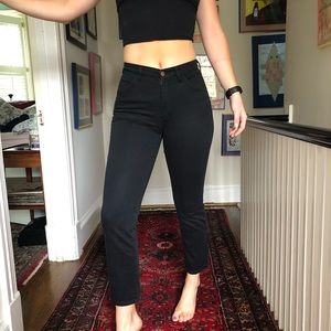 WRANGLER VINTAGE black straight jeans